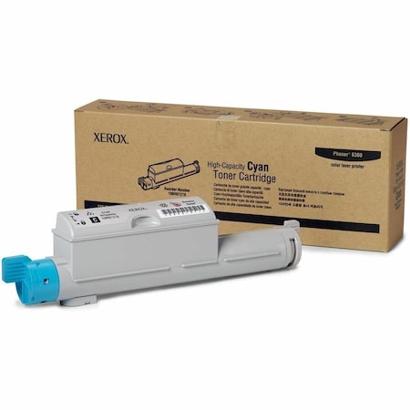 Hgh Yield Toner For Phaser 6360, Cyan, 12K