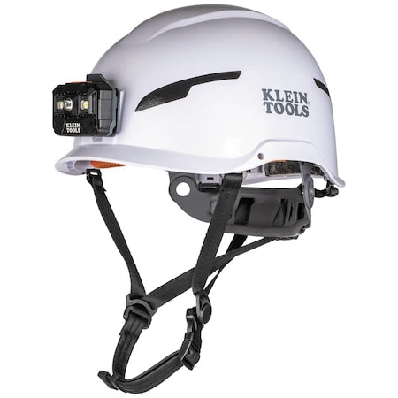 Safety Helmet, Shell: PC/ABS and EPS; Suspension: PC/ABS and HDPE, 6 Point Ratchet Knob with Pivot