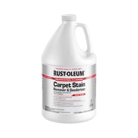 Carpet Stain Remover and Deodorizer, 1 Gallon, PK4