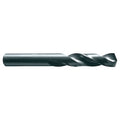 Screw Machine Drill Bit, #59 Size, 135 Degrees Point Angle, Black Oxide Finish, Spiral Flute