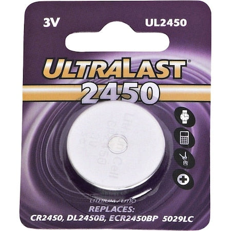 Dantona UL-2450 UltraLast Lithium Manganese Dioxide Button Cell Battery - For Multipurpose - 3 V DC
