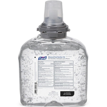 Hand Sanitizer, Gel, 1200mL TFX Refill, PK4