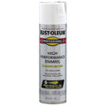 Rust Preventative Spray Paint, White, Flat, 15 Oz