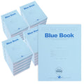 Case of Exam Blue Books, 8.5"" x 7"", 4 Sheets/8 Pages, Wide Ruled with Margin,PK1000