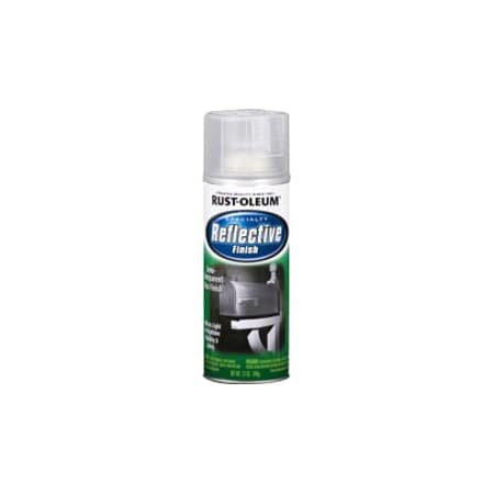 Rust Preventative Reflective Coating Spray, Clear Reflective, Gloss, 10 oz, 4 to 5 sq ft