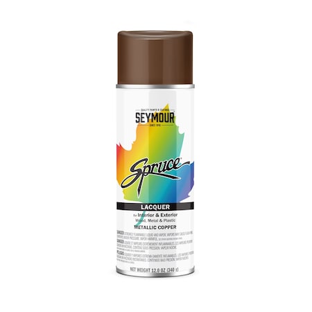 Seymour Spruce Metallic Spray Paint, Cop