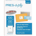 White Labels, 8-1/2" x 11", Perma, PK100