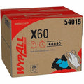 WypAll X60 Dry Wipe, 11 in x 16 3/4 in, White, Dispenser Box, 236 Sheets
