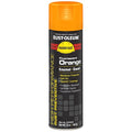 Rust Preventative Spray Paint, Fluorescent Orange, Fluorescent, Solvent, 14 oz