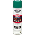 Inverted Marking Paint, 17 oz., Safety Green, Water -Based