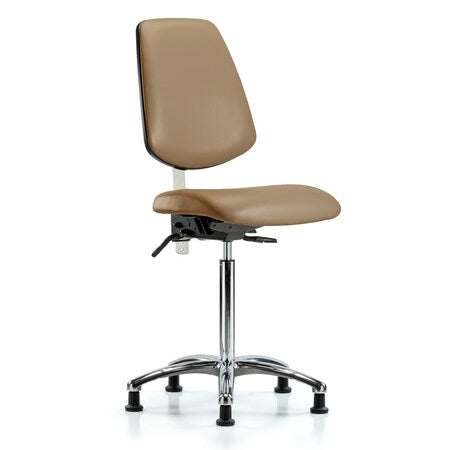 Clean Room Chair Vin Med Ben Chair,Med,Bk,Taupe,CL100, No Arms, 22"" to 29"" Height, Vinyl, Taupe
