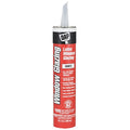 Acrylic Latex Sealant, 10 oz, Cartridge, White, Acrylic Latex Base, Window Glazing