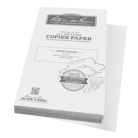Copier Paper, 8.5 in x 14in, 20#, White, 2