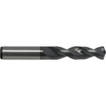 Screw Machine Drill Bit, #22 Size, 135 Degrees Point Angle, Cobalt, TiCN Finish, Straight Shank