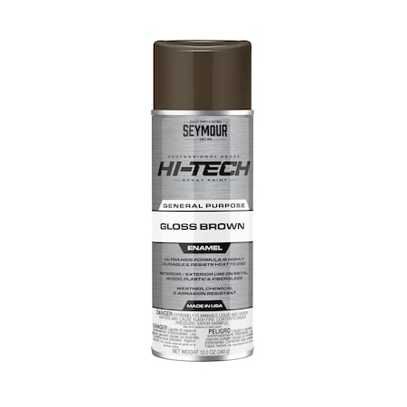 Hi Tech Enamel Spray Paint Gloss Brown