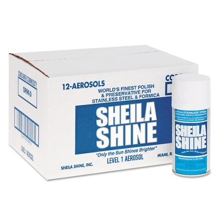 Stainless Steel Cleaner & Polish, 10oz Aerosol, PK12