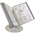 Orbital Desk Ref Disposal, 10 Pockets, Gry