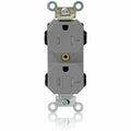 Straight Blade Receptacle, 5-20R, 20 A, 125V AC, Flush Mount, Self-Grounded