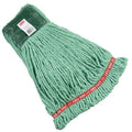 5in String Wet Mop, 22oz Dry Wt, Side Gate Connect, Loop-End, Green, Cotton/Synthetic, FGA25206GR00