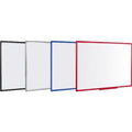 Dry Erase Board, Melamine, 23 39/64 in, 35 13/32 in, Plastic Frame, White, Matte