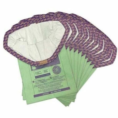 Intercept Micro Filter Bag, Open Collar, Fits ProTeam Backpack Vacuums, Triangular 6 qt. (10 pk.)