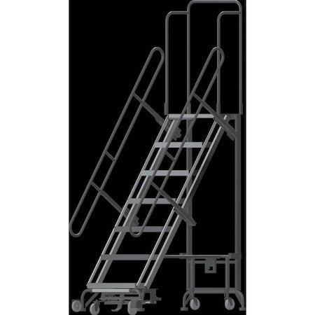9.3 ft H Aluminum, Steel Hybrid Ladder, 7 Steps