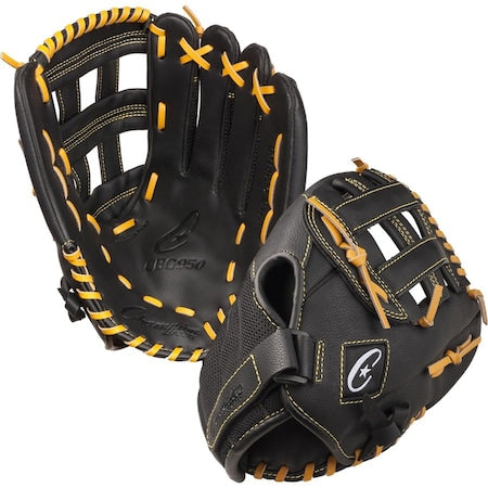 Fielder Glove, 1.5 lb., Leather, Size13in