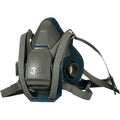 Half Mask Respirator, Rugged Comfort 6500, Not Rated, Bayonet, Size, L 0 Cartridges Included