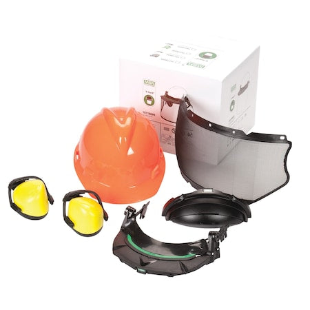 V-Gard Accessory Forestry Kit (Includes: Orange Cap, Frame, Mesh Visor, Chin Protector, Earmuffs)