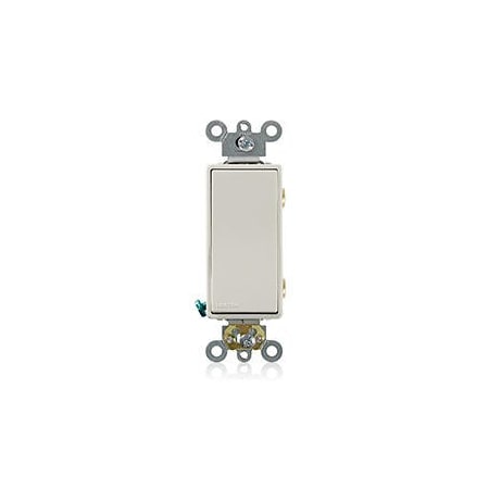 WallSwitch, 2hp, Rocker, 20A, LightAlmond