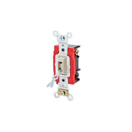 Wall Switch, 2 hp, Locking, 20 A, Ivory