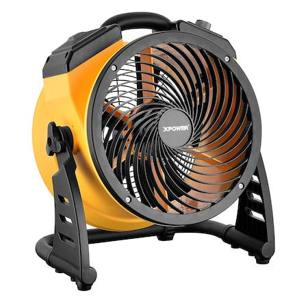 FC-125B Cordless Rechargeable 11"" Sealed Brushless DC Motor Air Circulator Utility Fan
