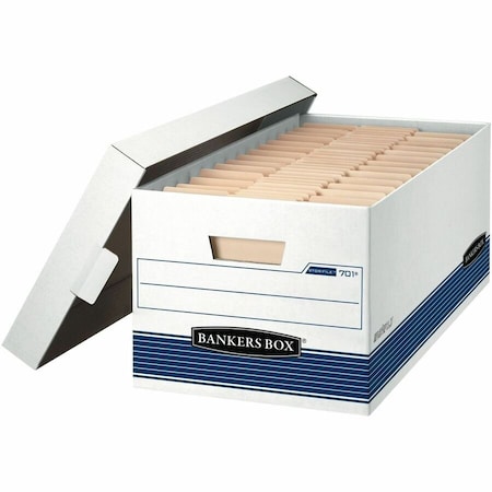 File Box, 2-Ply Cardboard End; 1.5-Ply Cardboard Side; 2-Ply Cardboard Bottom, 12.88" W, 25.38" D