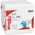 WypAll Dry Wipe, L30, 1/4 Fold, Moderate Absorbency, Good Wet Strength, White, 05812, 12 PK