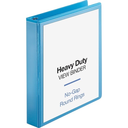 Ring Binder, Light Blue, Clear Sleeve