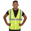 Safety Vest, Lime Mesh, 2" Reflective Tape