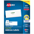 Inkjet Label, 4 in Label W, 1 1/3 in Label H, 14 Labels per Sheet White