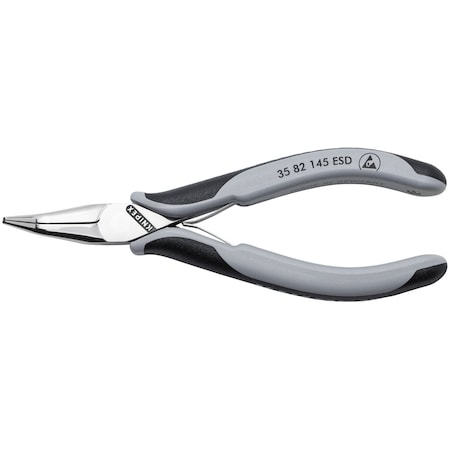 Electronics Angled Pliers, 5 3/4 in L