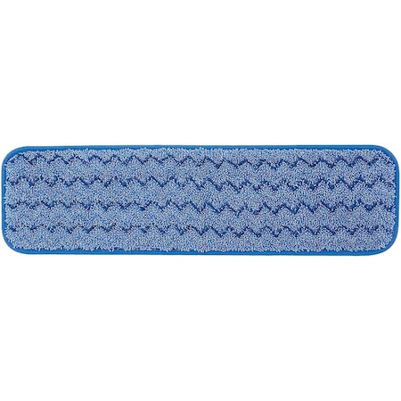 18 in Quick Change Mop Pad, Blue, No Handle