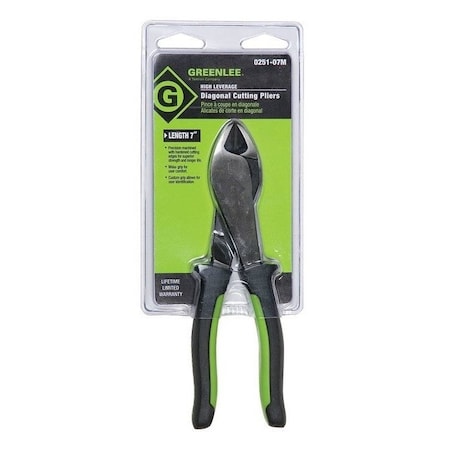 Diagonal Cutting Plier, 7" L