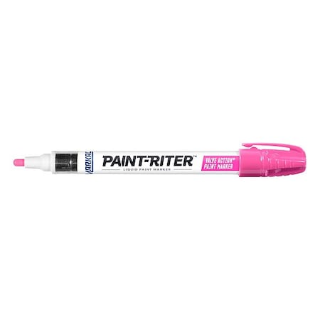Paint Marker, Medium Tip, Fluorescent Pink Color Family, Paint