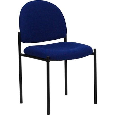 Navy Fabric Stack Chair