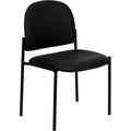 Black Vinyl Stack Chair