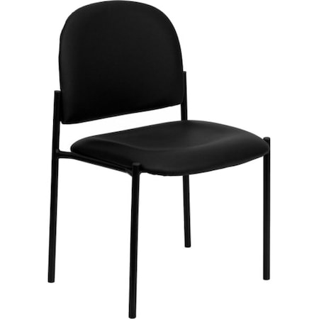 Black Vinyl Stack Chair