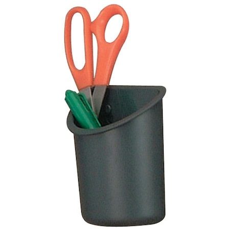 Pencil Cup, Color Gray, Material Plastic
