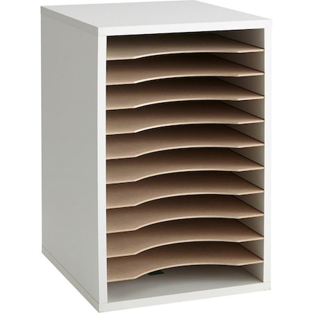 Vertical Desktop Sorter, Gray