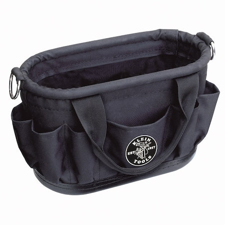 Tool Tote, Black, Polyester, 7 Pockets