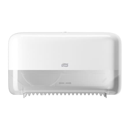 Toilet Paper Dispenser, Plastic, White