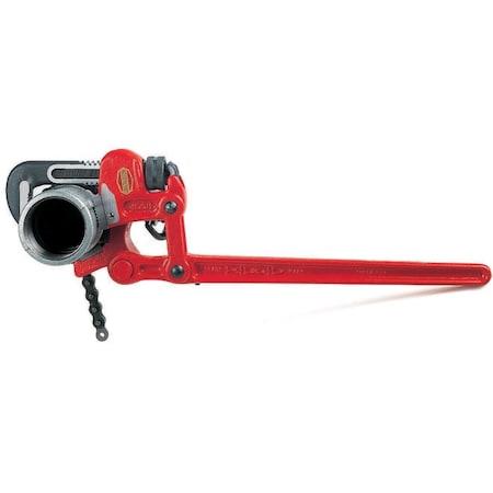 16-1/2" Compound Leverage Wrench, 2" Pipe Capacity, Red