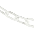 3"" x 25' White Plastic Safety Chain